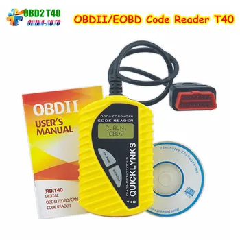 

New Leagend T40 Code Reader Basic Diagnostic Tool Quicklynks Scanner CAN OBDII Scanner T 40 Diagnostic Tool for OBD2 EOBD JOBD