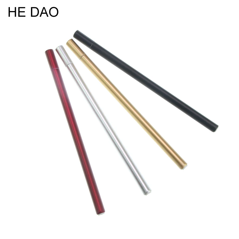 

1 X Creative Metal Handle Gel Pen Writing Pens Material Escolar Korean School Supplies Colored Gel Pens