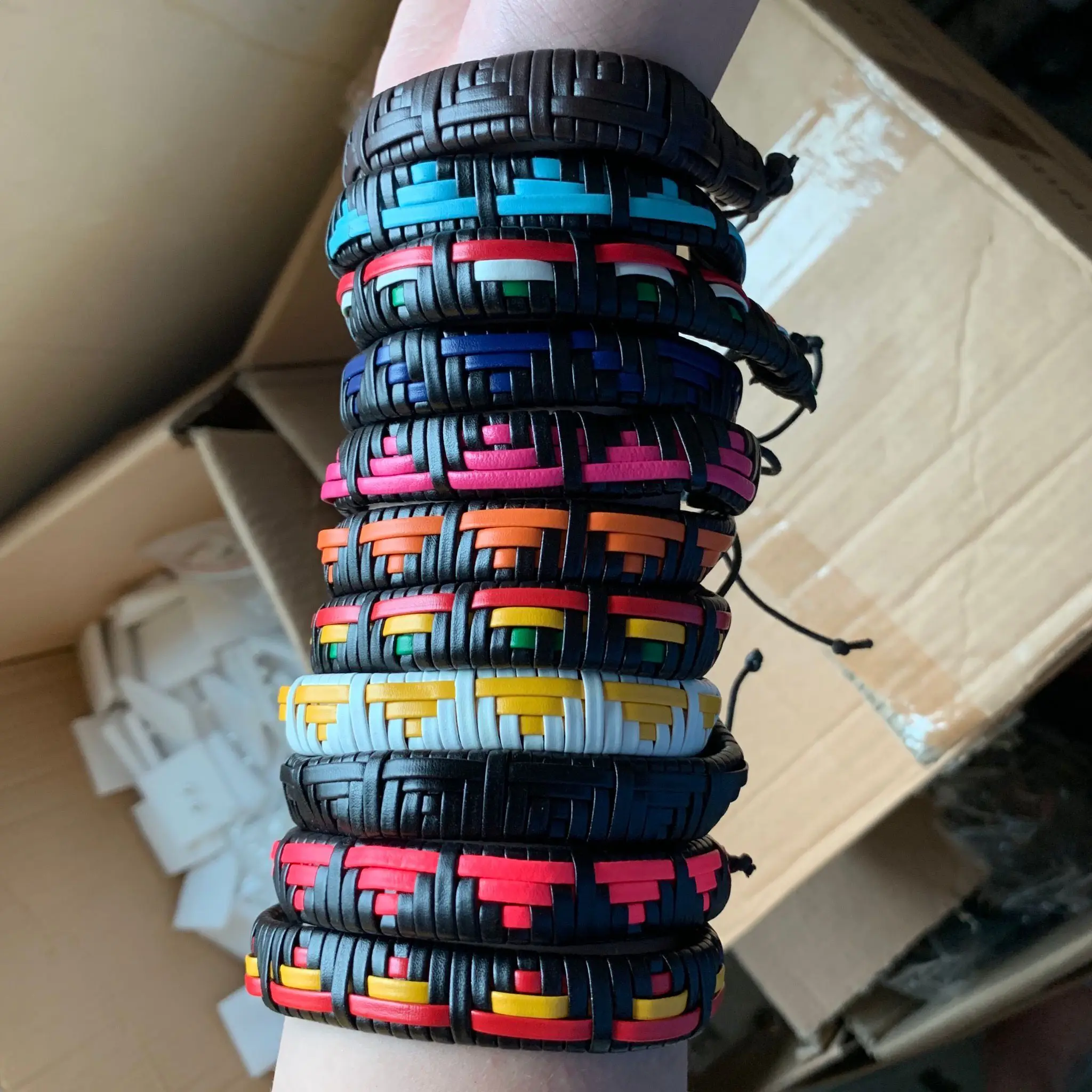 

Bracelets & Bangles mens leather bracelets 2019 Pulseira Masculina Jewelry Charm Bileklik Pulseiras Boyfriend Girlfriend