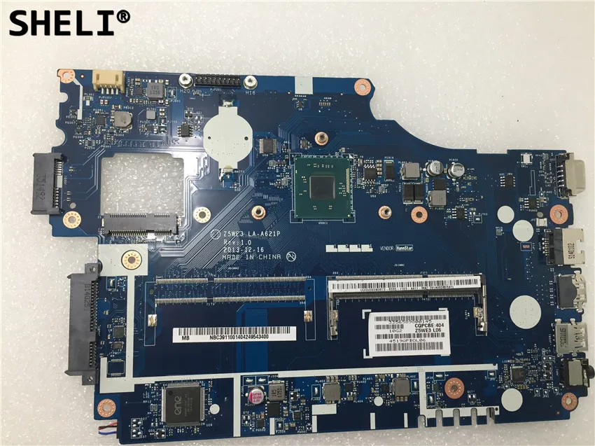 SHELI For font b Acer b font aspire E1 510 Laptop motherboard With N3520 LA A621P