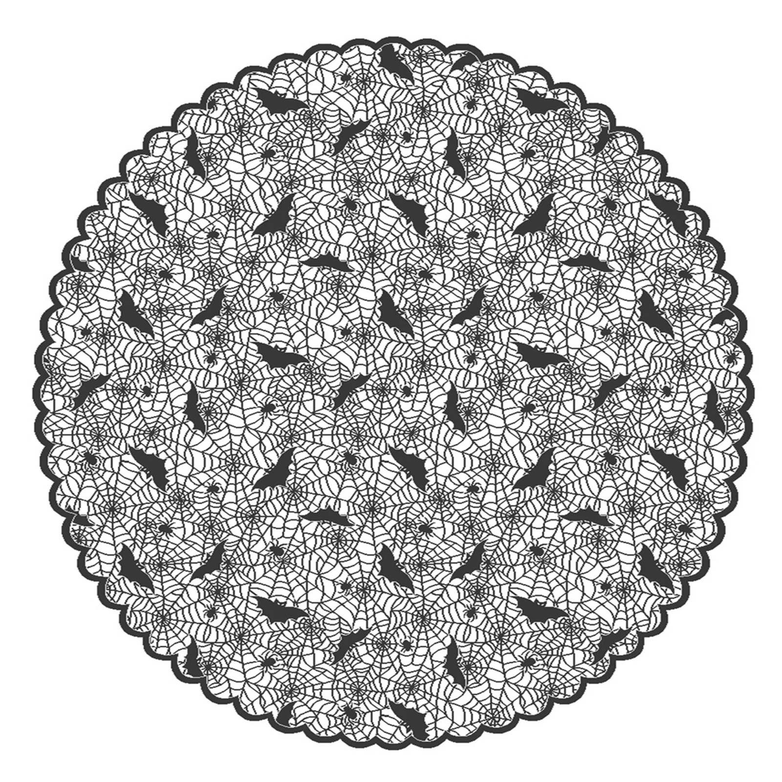 1 шт., украшение на Хэллоуин, кружевная трикотажная скатерть с паутиной, Настольная дорожка, флаг, камин, мантия для дома, кухни, вечерние принадлежности