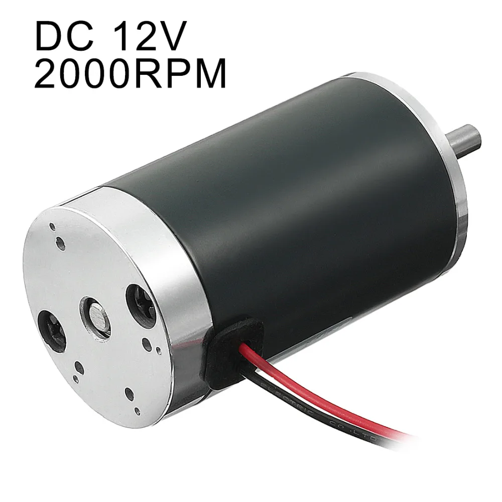 

UXCELL(R) High Quality 1pcs 12V 2000RPM DC Brushed Electric Motor 38mm CCW Replacement Motor