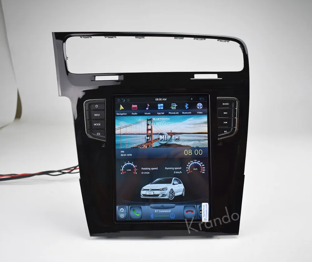 Flash Deal Krando Android 8.1 10.4" Tesla Vertical car multimedia player GPS for VW Volkswagen Golf 7 2013 navigation system radio audio 4 Flash Deal Krando Android 8.1 10.4" Tesla Vertical car multimedia player GPS for VW Volkswagen Golf 7 2013 navigation system radio audio 4