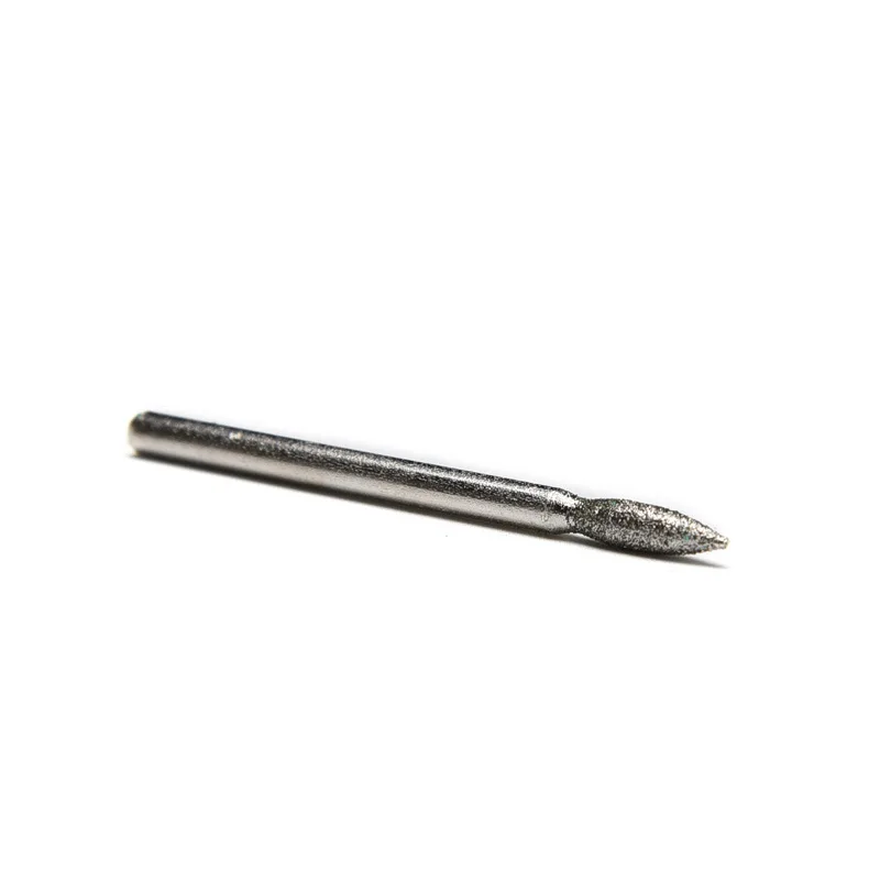 30PCS 2.35mm Rotary Tools Mini Drill Bits Diamond Burs Grinding Wheel Abrasive Shank Wood Stone Engraving for Dremel Power Tools