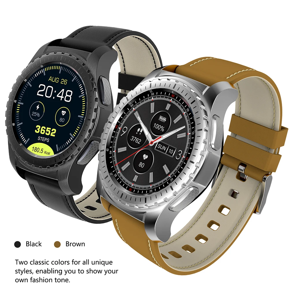 Умные часы Watchs PK KW18 KW88 samsung gear S3 с поддержкой BT 4,0 3G ОС Android MTK2502 фитнес-трекер Пульс Для IOS PK Q1