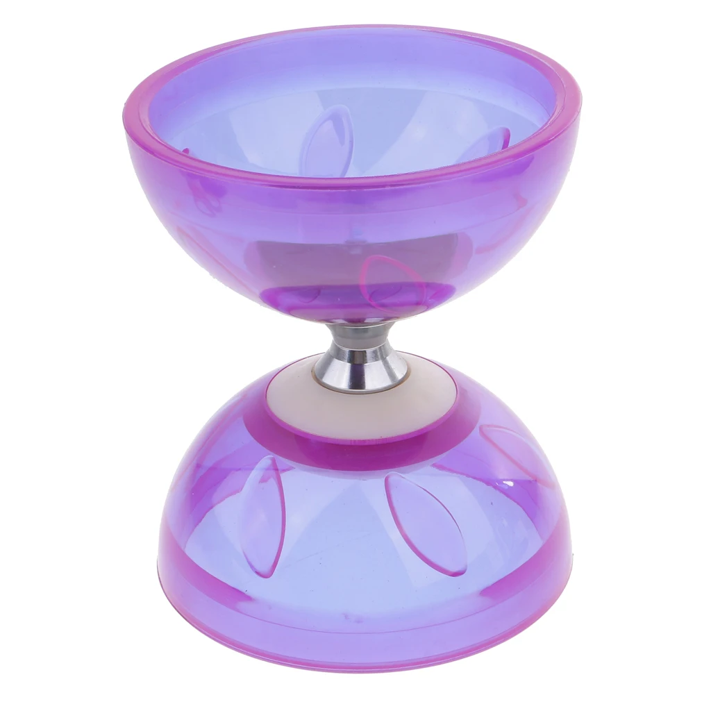 MagiDeal Triple Bearing Juggling Diabolo Toys with Sticks & String 13cm 10.5cm Diameter for Professionals Kids Adult Classic Toy