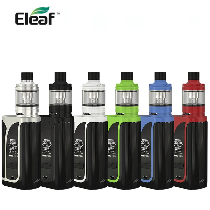 Набор вейпов Eleaf IKuun I200 с атомайзером MELO 4 2 мл встроенный аккумулятор 4600 мА · ч
