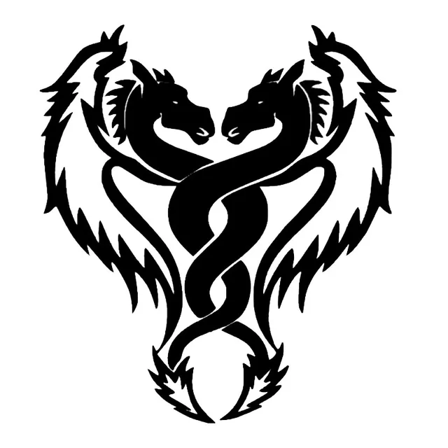 25 27 9cm Creative Dragons Stylish Car Body Decorative Decals