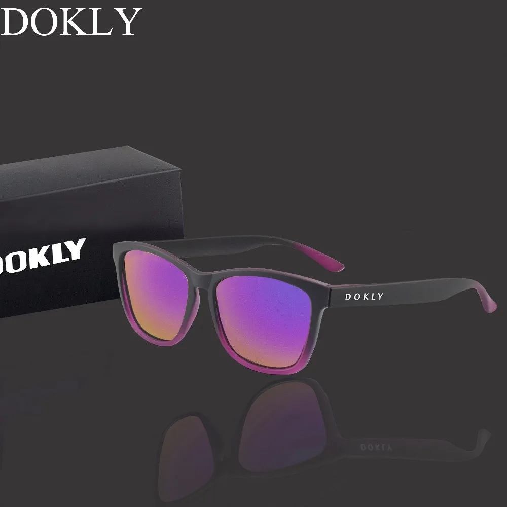 oversized sunglasses Dokly Real Polaroized Sunglasses Men and women polarized sunglasses Square Sun Glasses eyewear Oculos De Sol round sunglasses