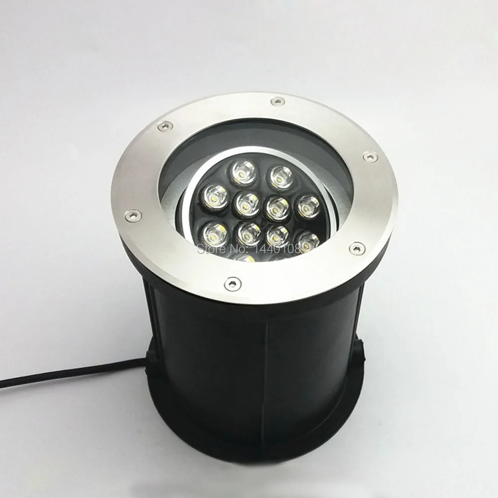 

(3pcs/lot) Adjustable Angle 12w Dimmable Ac85-265v IP68 LED Underground Lamp Bidgelux Led Buried Lamp Outdoor Spot Lighting