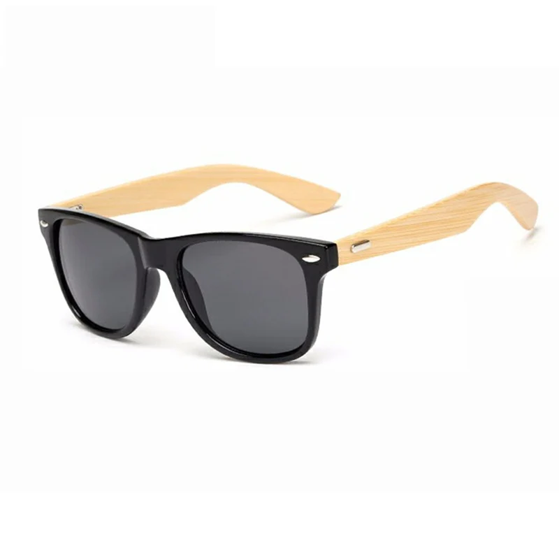 

Fashion Bamboo Sunglasses Men Women Travel Goggles Sun Glasses Vintage Wooden Leg Eyeglasses Brand Design Sunglasses Male Female