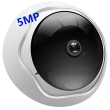 Панорамная Беспроводная панорамная камера 5MP XM 360 degree, сетевая WiFi, ip-камера безопасности рыбий глаз, встроенный микрофон