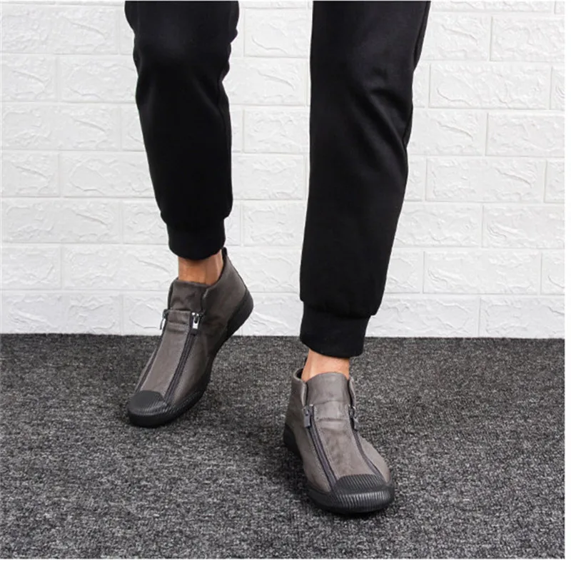 Черные высокие кроссовки; мужская кожаная повседневная обувь; мужские модные кроссовки на плоской подошве; Дизайнерские кроссовки в стиле хип-хоп; Zapatillas