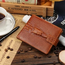 Men Wallets Famous Brand Baellerry Male Genuine Leather Crocodile Credit Card Holder Purse Coin Money Bag Wallets And Purses