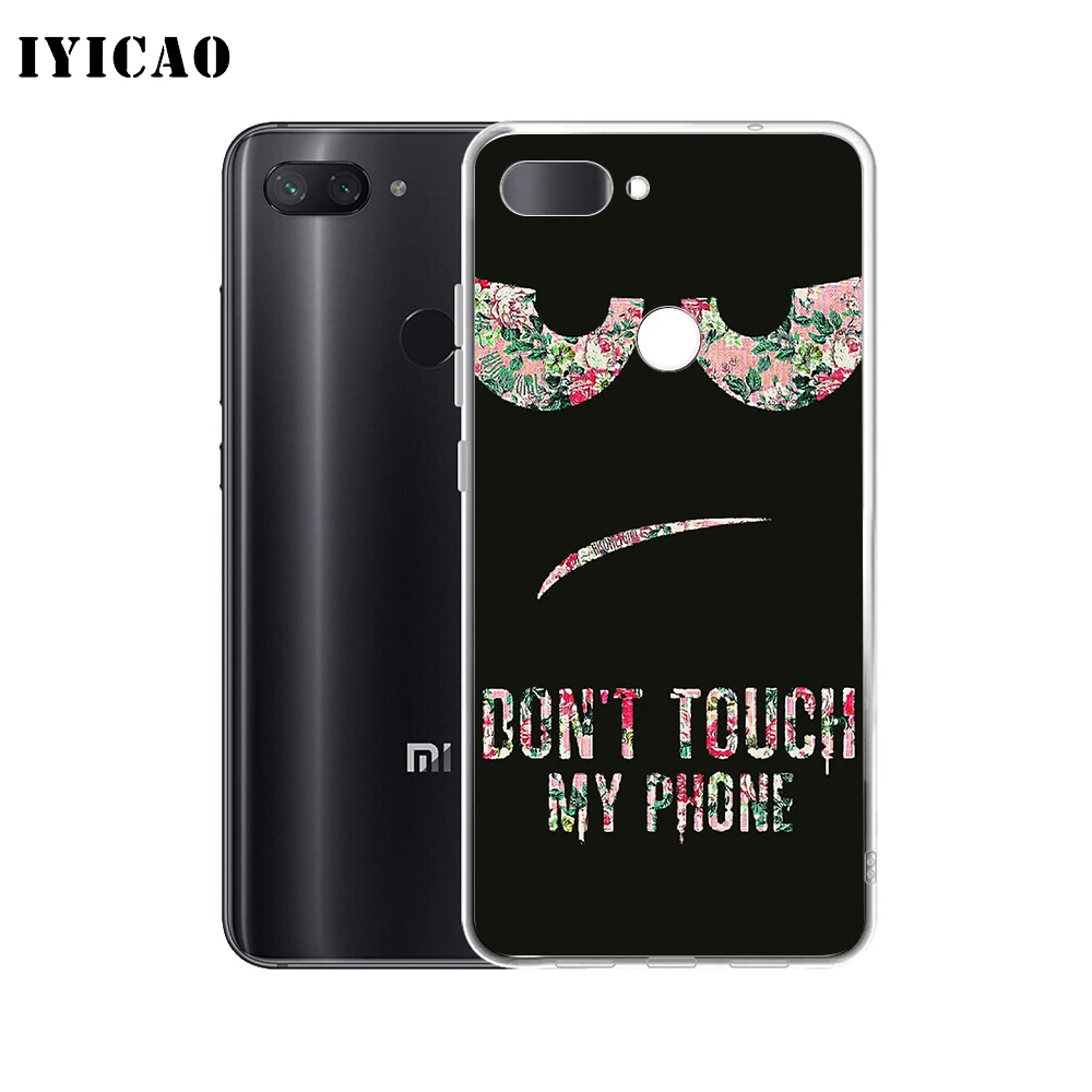IYICAO dont touch my phone Мягкий силиконовый чехол для телефона Xiaomi Redmi 4A 5A 6A Note 7 6 5 Pro Plus 4X Prime
