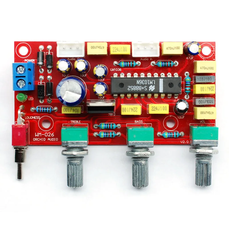 CIRMECH LM1036 OP-AMP HIFI усилитель предусилитель громкости тон эквалайзер плата управления DIY KIT и готовой продукции