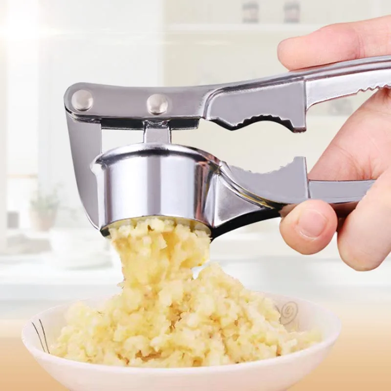 

Kitchen Multifunction Garlic Press Crusher Squeezer Alloy Slicer Hand Presser Grinder Crusher Kitchen Cooking Tools