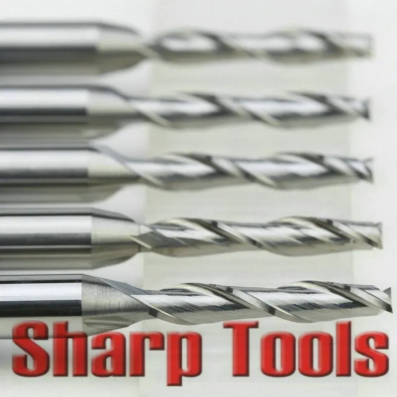 2 Flute Milling Cutter Engraving Bits Cutting Tool Set_1