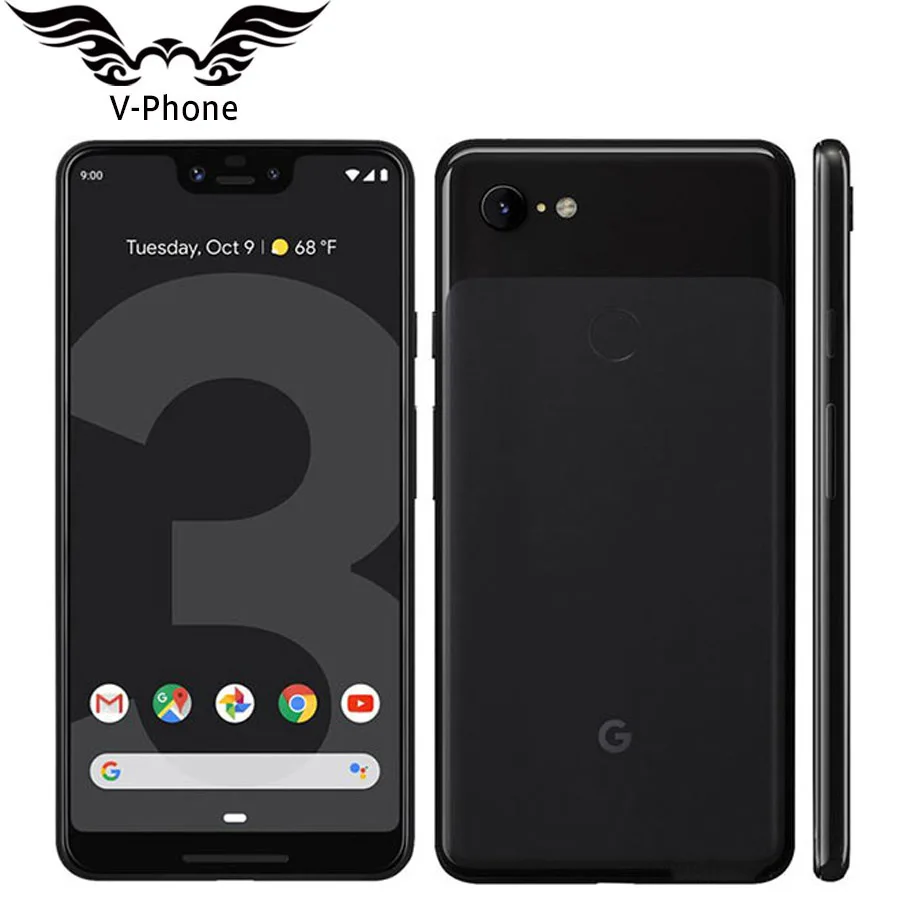 6,3 дюймов Google Pixel 3 XL 4 ГБ 128 Гб мобильный телефон NFC Snapdragon 845 Android 9 Google pixel XL 3 совершенно смартфон