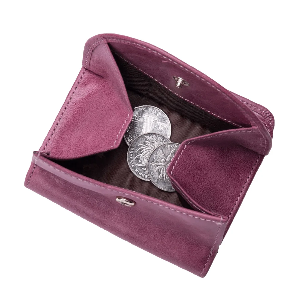 BISON DENIM Genuine Leather Wallet Women Fashion Card Holder Wallet Female Coin Purse Mini Clutch Money Bag For Girls B3274
