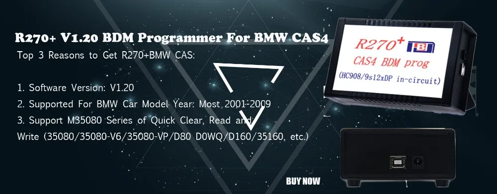 Хит продаж Оригинальный профессиональный R270 для B M W CAS4 BDM дешевле R270 + авто ключ BDM Программирование с Бесплатная доставка