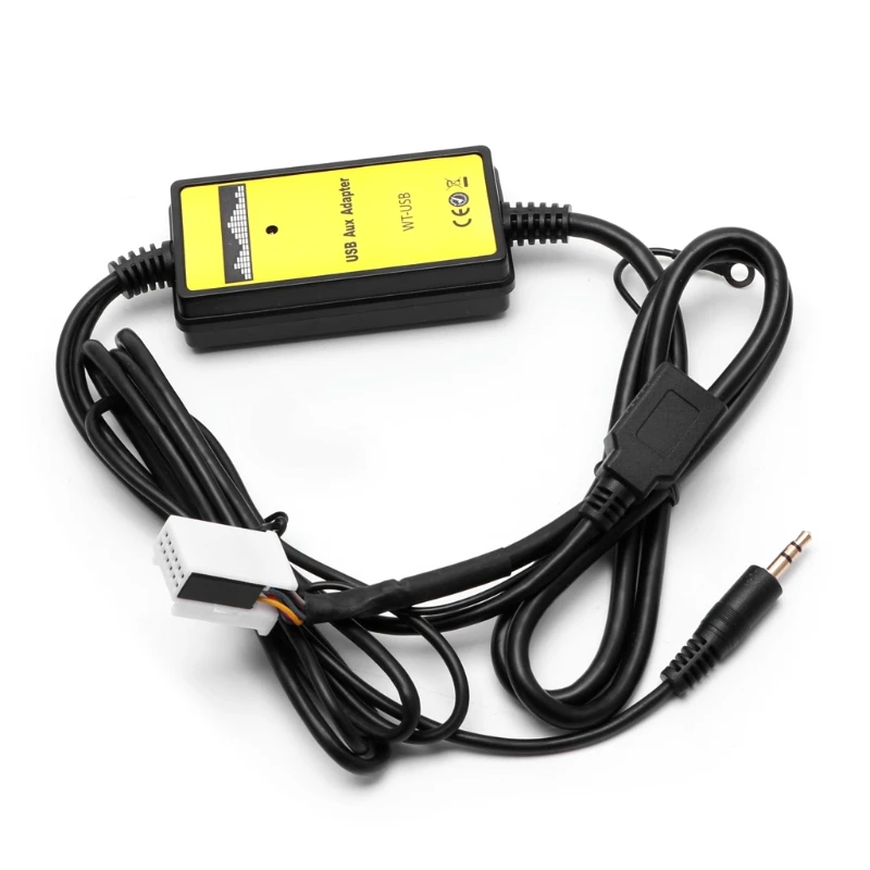 Новый Автомобильный USB Aux in CD адаптер MP3 плеер Радио Интерфейс 12 Pin для VW Audi Skoda