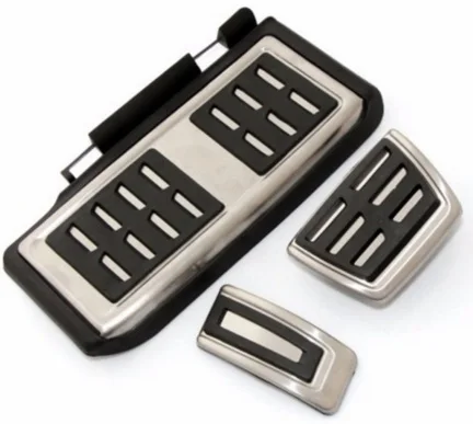 for 2014-2017 VW GOLF 7 MK7 AT refit accelerator pedal plate clutch Throttle brakes Foot pedal treadle 3pcs/lot