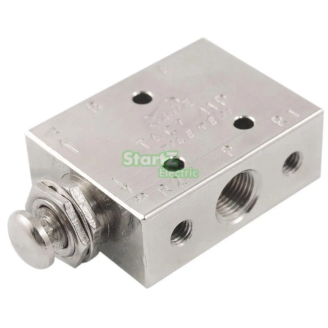 Пневматический 2 позиционный 3 ходовой пружинный обратный клапан TAC2 41P|button air valve|air