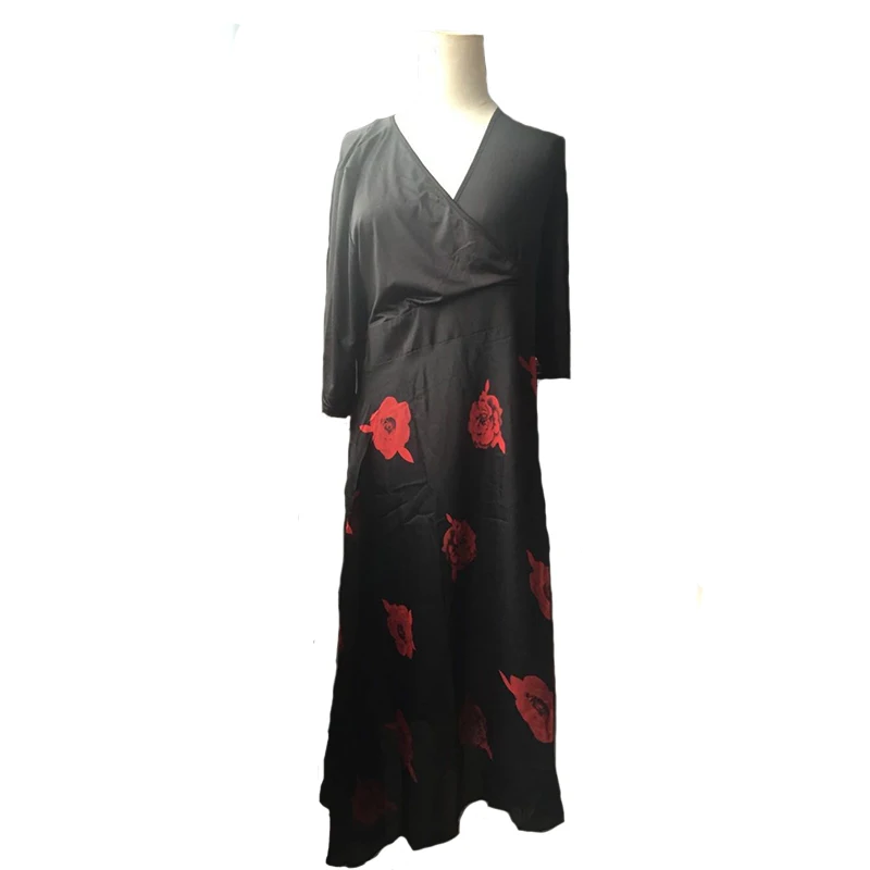 Большой размер dress vestidos платье де феста черный элегантный платья 6xl 5xl Дешевые