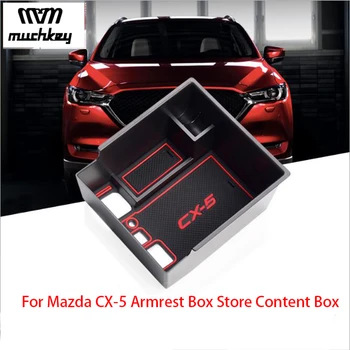 

For Mazda CX-5 CX5 CX 5 2017- 2019 Car Central Console Armrest Storage Box Tray Holder Case Pallet Car accessories