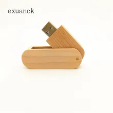 Exuanck настроить гравированный Логотип Деревянный Поворот usb 2,0 флеш-накопитель Флэшка накопитель 128 МБ 4 ГБ 8 ГБ 16 ГБ 32 ГБ(30 шт бесплатный логотип