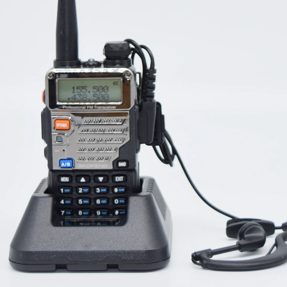 Портативная рация Baofeng UV 5RE Plus двухдиапазонный двухсторонний радиоприемник Pofung 5