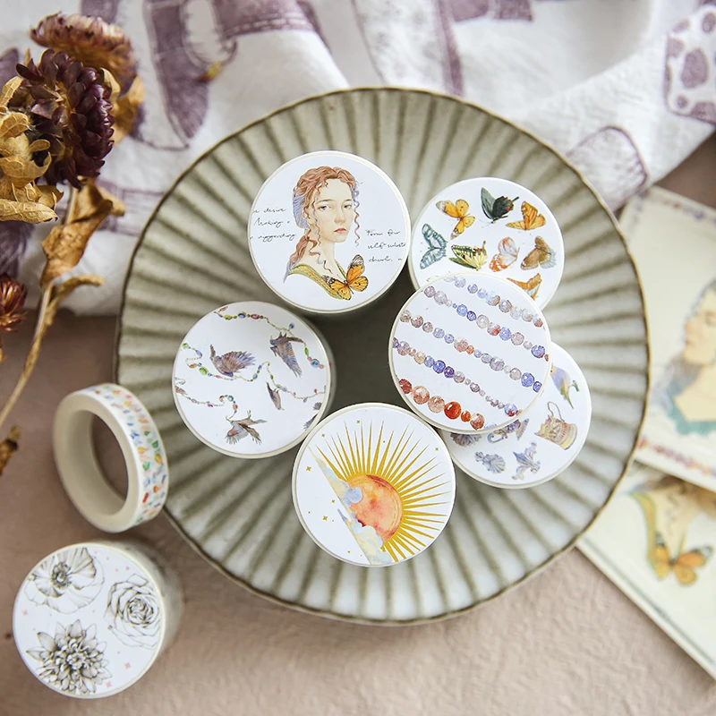 

10PCS/LOT baroque series paper decorative tape masking tape washi tape