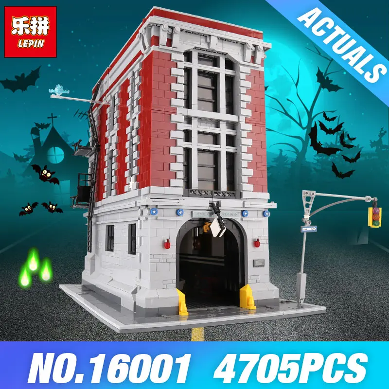 

16001 Ghostbusters Firehouse Headquarters 75827 Boys Toys Model Building Blocks Bricks Educational toys DIY Birthday Gifts