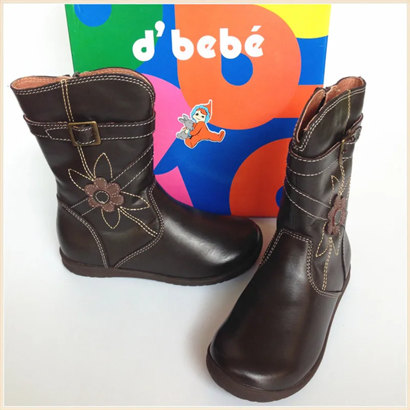 

Winter Children Shoes Genuine Leather Barefoot Princess Boots Toddlers Kids Snow Boots Brand Girls Boys Rubber Fashion Sneakers