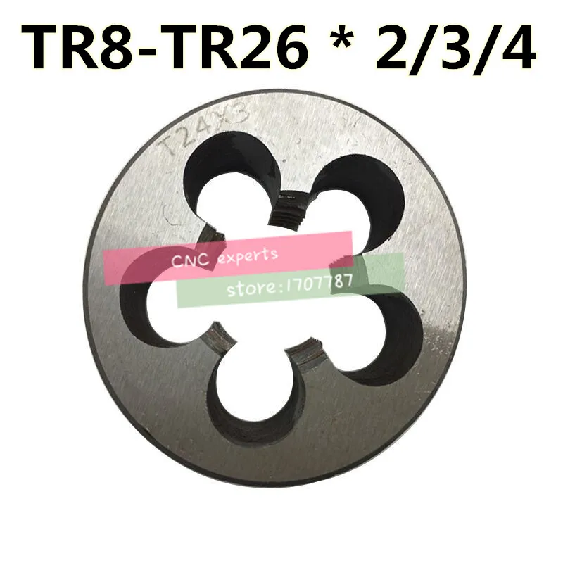 1 шт. TR8 TR10 TR12 TR14 TR16 TR20 TR22 TR24 Die 2/3/4 правая/левая рука T = TR трапециевидная круглая