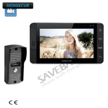 

HOMSECUR Hand-free 7" Video&Audio Smart Doorbell with Dual-way Intercom for Home Security(1V1, 1V2, 1V3, 1V1+Lock Kit)