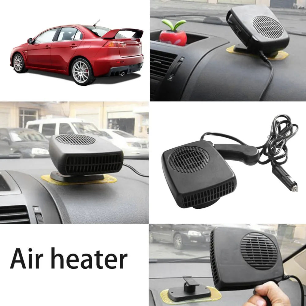 Автомобильный-Стайлинг Авто воздушный Нагреватель Электрический нагревательный вентилятор Demist& Defrost без шума теплый воздушный нагнетатель для 12 В автомобиля Горячий