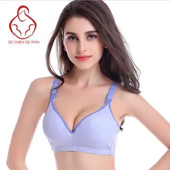 

Breastfeeding Cotton Maternity Nursing Bra Sleep Bras for Nursing Pregnant Women Soutien Gorge Allaitement Underwear Maternity