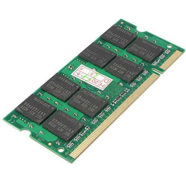 Acheter 2x2 GB PC2 6400 DDR2 800 MHZ 200 Broches mémoire D ordinateur Portable
