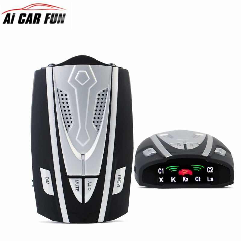 Car Radar Detector Flow Velocity Velocimeter Radar Alarm Voice Broadcast Switch English And Russian Radar Signal Detection