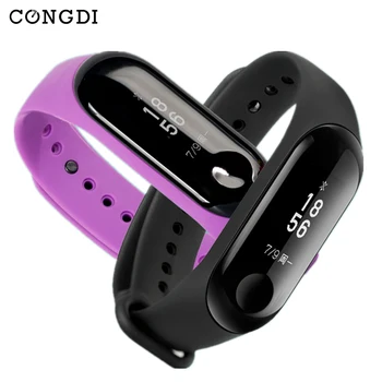 

Congdi Smart Bracelet Fitness Tracker Heart Rate Monitor Waterproof Weather Forecast Touch Screen 0.78 inch Smart Wristband