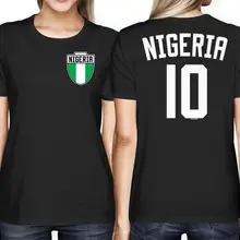 Горячая Распродажа, модные нигерийские футболисты, футболист, гребень кантри прайд, женская футболка, футболка