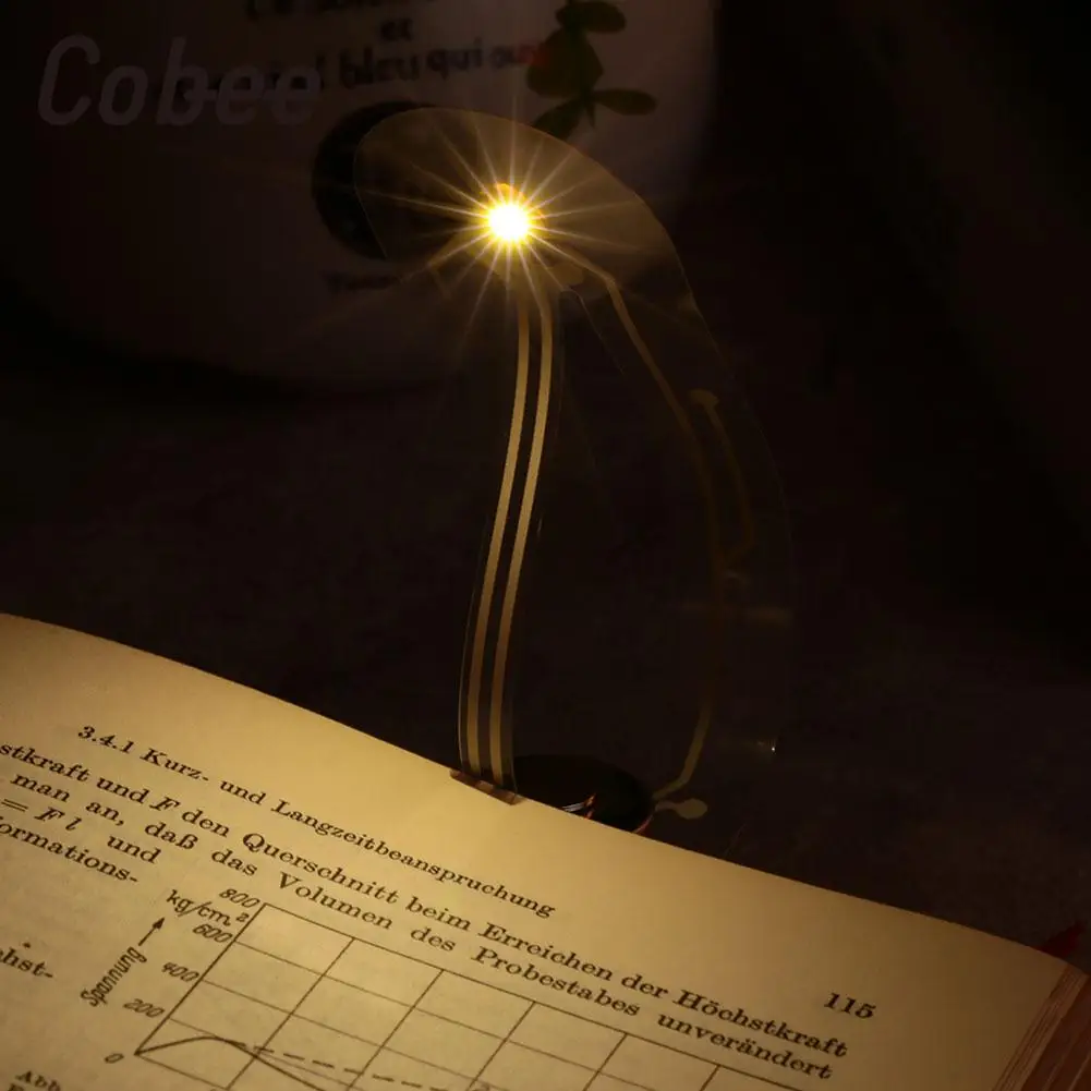 Складной закладки светодиодный закладки лампы для чтения книги клип на