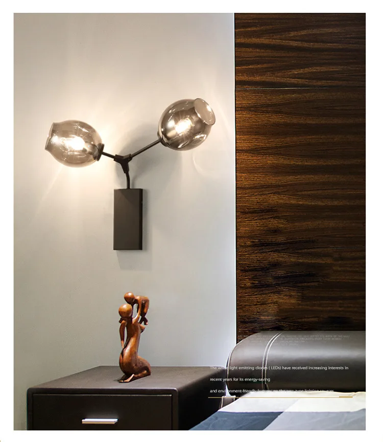 Wall Sconces Lamp Bubble Glass Branching Bubbles Retro ...