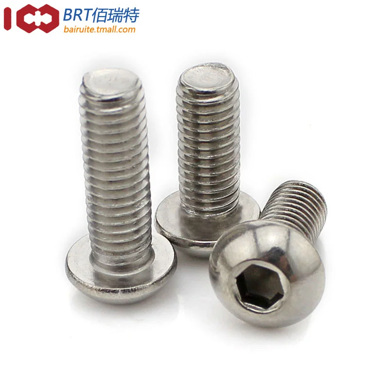 304 stainless steel round / pan head screws Hexagon M3 * 4/5/6/8/10/12/16/20/30/40/60 | Обустройство дома