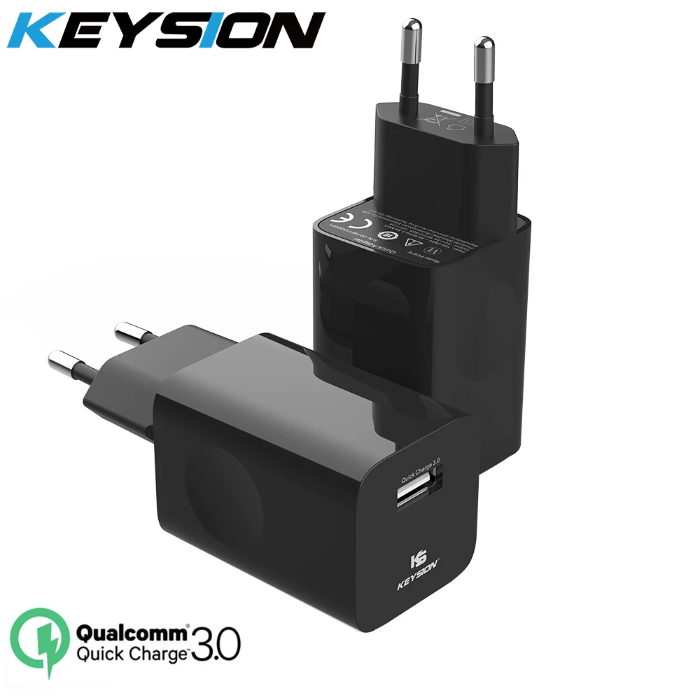 Быстрое зарядное устройство KEYSION 24 Вт USB 3 0 для Samsung Xiaomi Huawei быстрая зарядка QC