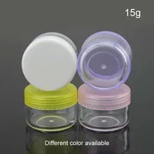 15 г пластиковая бутылочка для косметического крема, пустая баночка с кремом для лица, капсулы для таблеток, кофейные образцы, упаковочные контейнеры, 100 шт