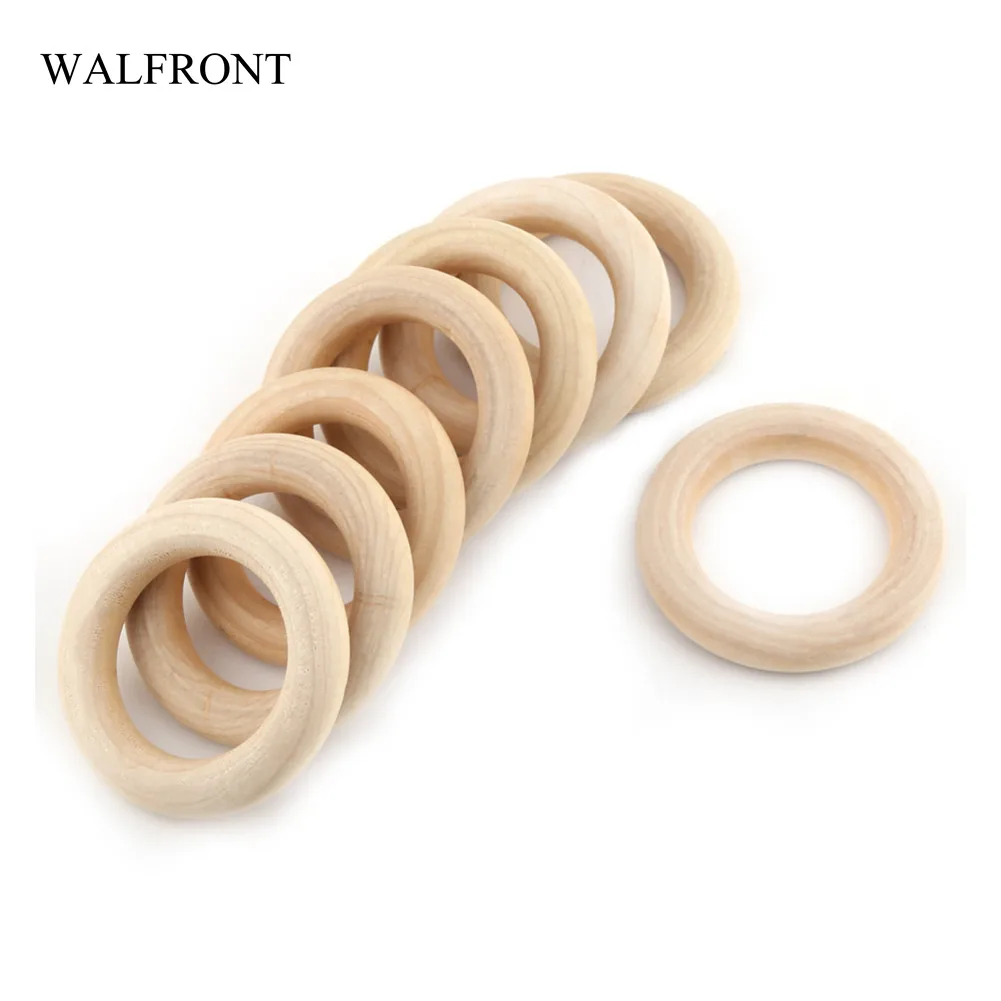 Buy WALFRONT 20pcs/Lot Natural Wood Ring Blank for