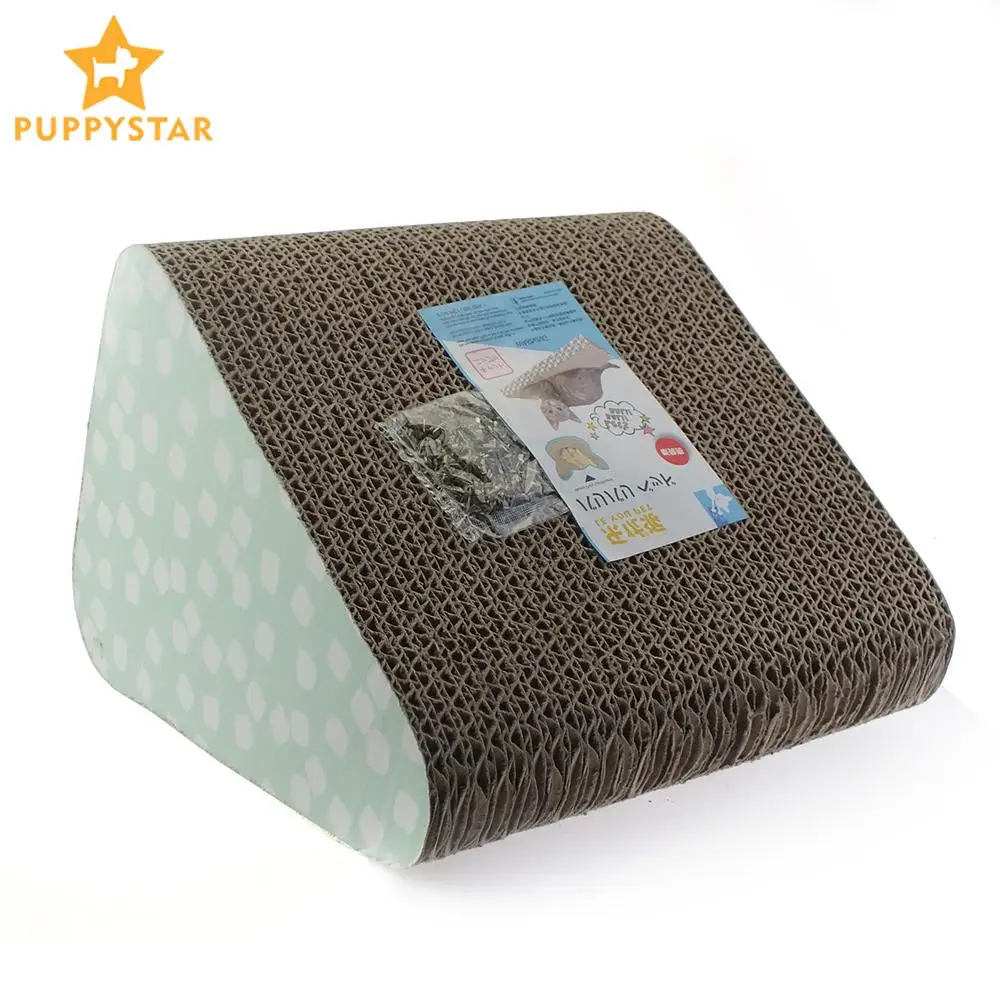 

Corrugated Paper Catnip Cat Scratcher Scratch Pad Kittens Scratch Board Pet Scratching Mat Cat Scratching Products Cats LY0013